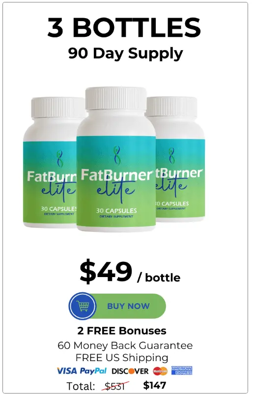 FatBurner Elite 3 bottle order